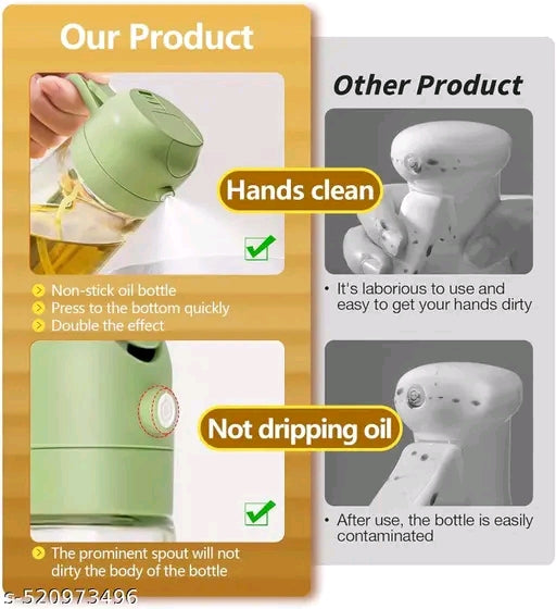 Oil dispenser and sprayer bottle