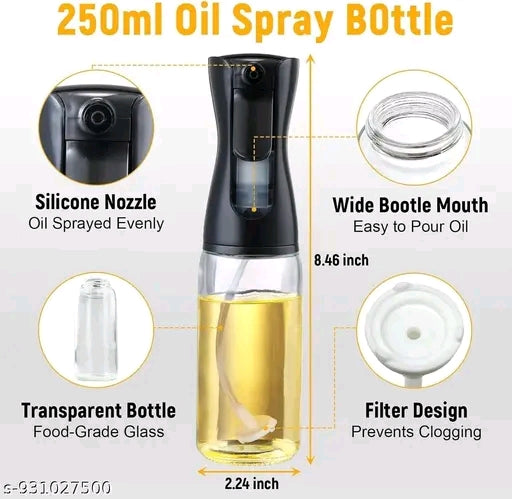 Oil dispenser and sprayer bottle 200 ml