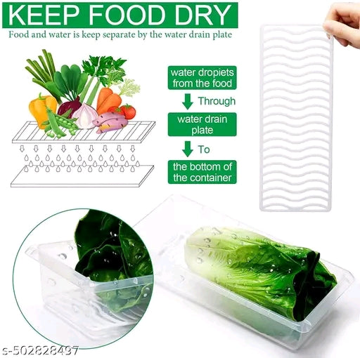 Fridge storage containers pack of 6