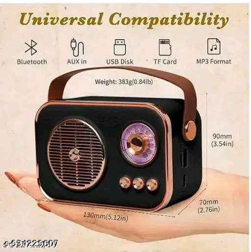 Bass bling portable bluetooth speaker