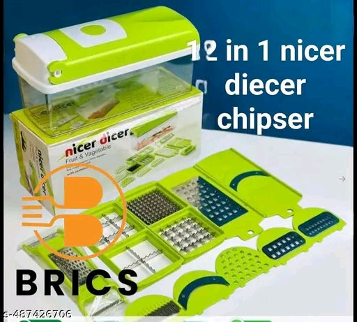 Slicer and chopper for kitchen
