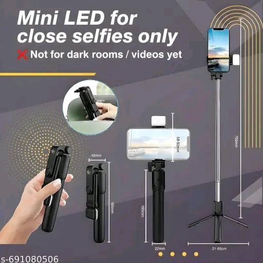 2 in 1 selfie stick